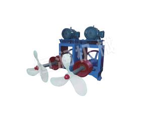 Paddle pool propeller machine